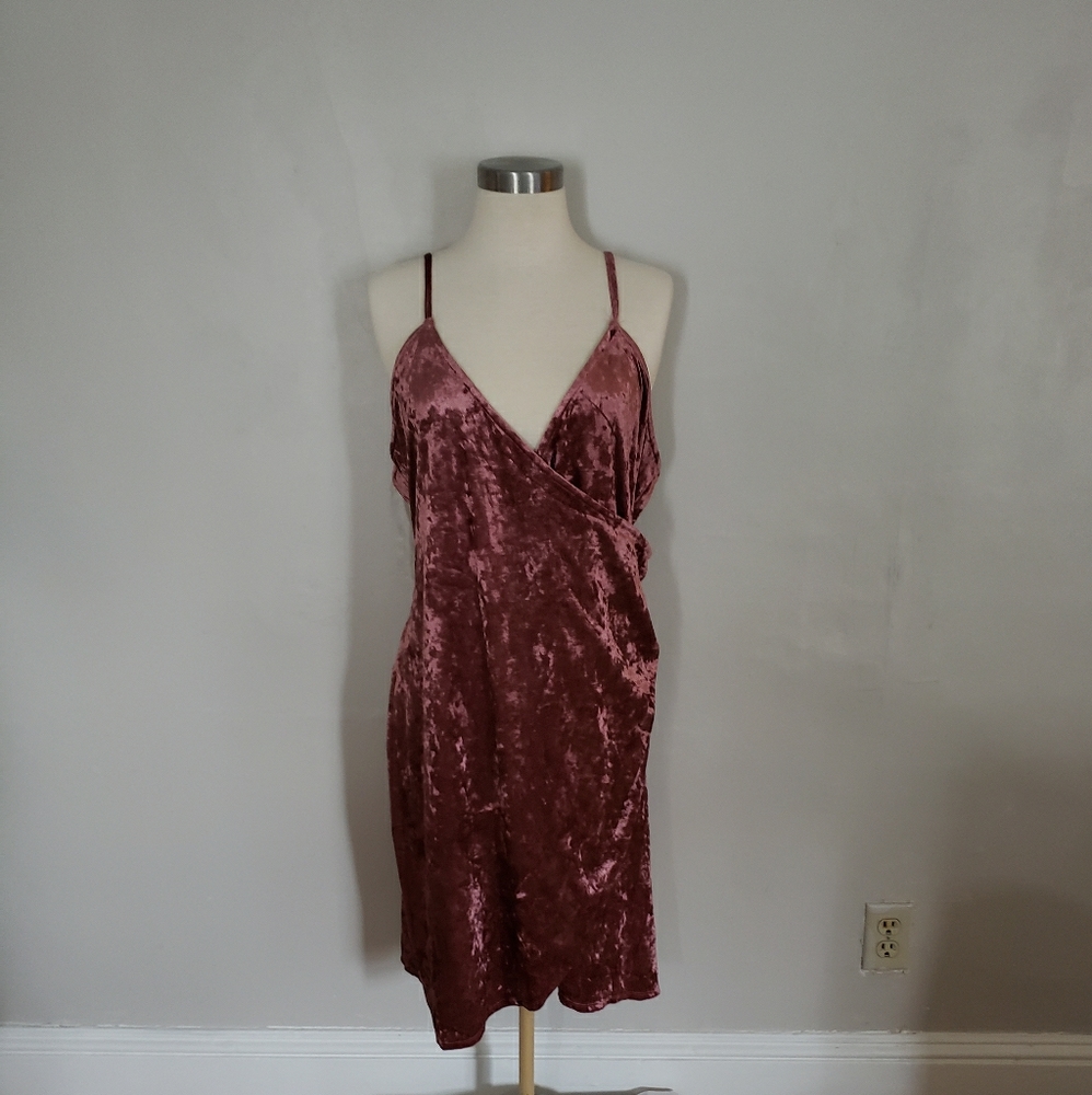 Sexy spaghetti strap deep v bodycon dress size 3X